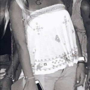 Free people strapless top